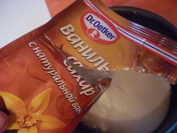 Сливочный пломбир с киви: шаг 2