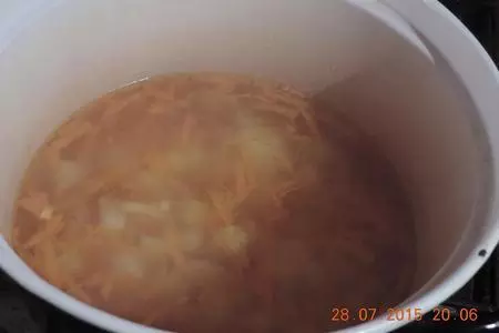 Суп сырный с гречкой, зимний: шаг 4