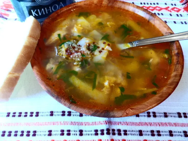 Суп с киноа и овощами: шаг 6