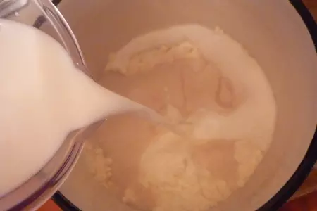 Манговый пломбир с фисташками: шаг 1