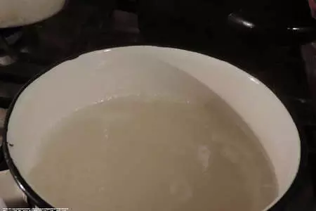 Свекольник с молодым мангольдом и рисом: шаг 1
