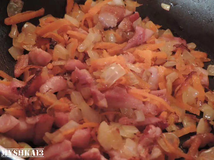 Чечевичная похлебка с копченым цыпленком и каперсами: шаг 4