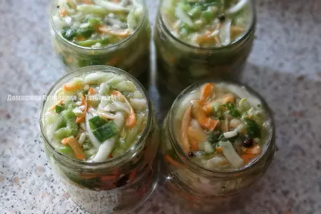 Консервированный салат с кабачком: шаг 2