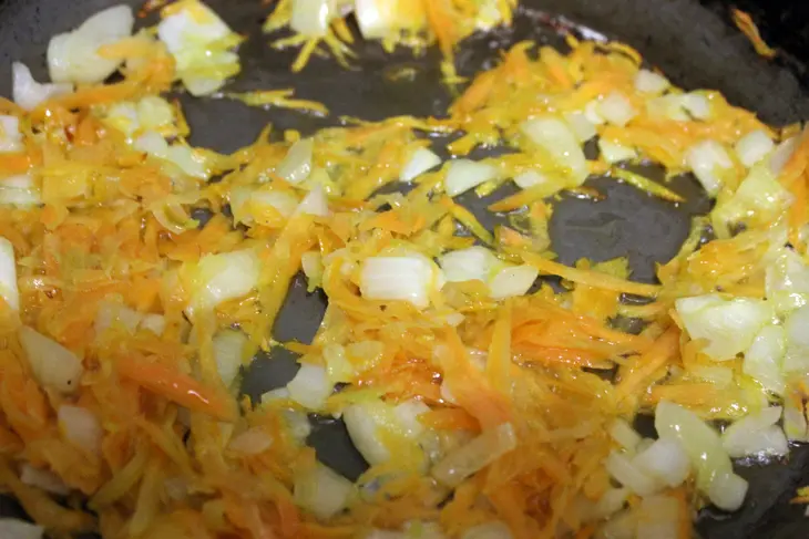 Мясной суп с пшеном, кольраби и кабачком: шаг 4