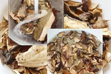Суп утиный с домашней лапшой и белыми грибами: шаг 7