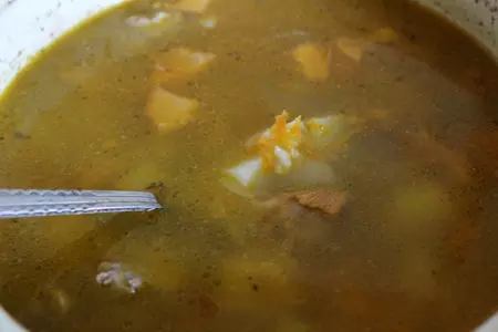 Мясной суп с лисичками и киноа mix: шаг 6