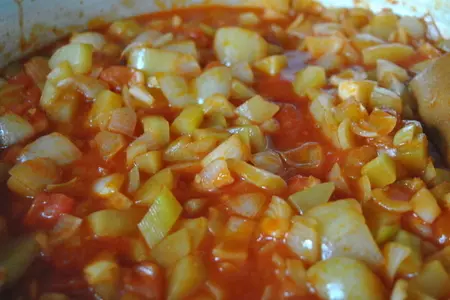 Закуска из кабачков и болгарского перца на зиму: шаг 8