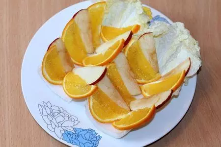 Салат "ананас" без ананаса: шаг 7