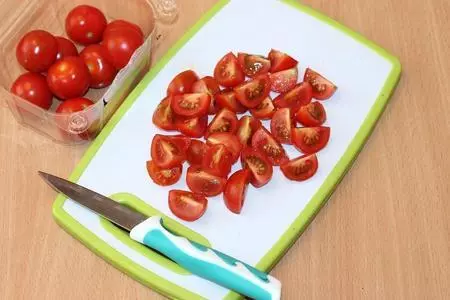 Мясной салат с кабачком и соусом "летний": шаг 3