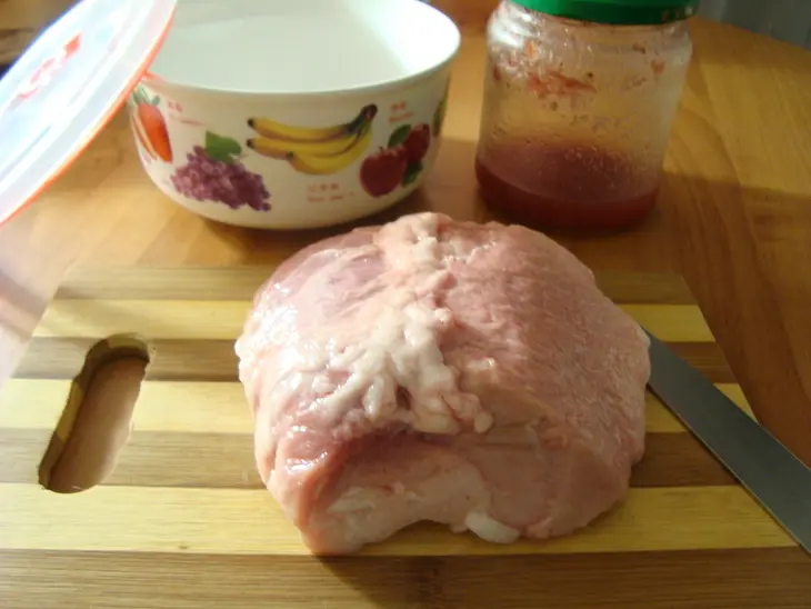Гречневая каша из горшка с шампиньонами и  мясом на шпажках: шаг 1