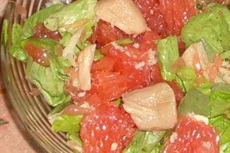 Салат из грейпфрутов и гребешков: шаг 2