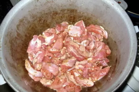 Мясо индейки с болгарским перцем: шаг 1