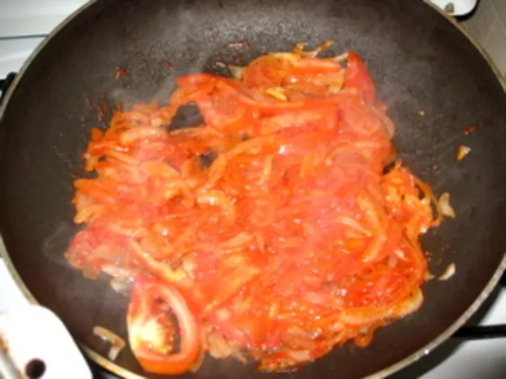 Мясо индейки с болгарским перцем: шаг 4