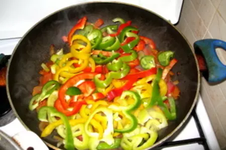 Мясо индейки с болгарским перцем: шаг 5