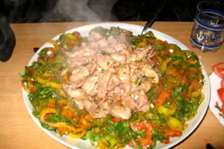 Мясо индейки с болгарским перцем: шаг 8