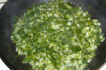 Суп-пюре зелёный с сыром: шаг 4