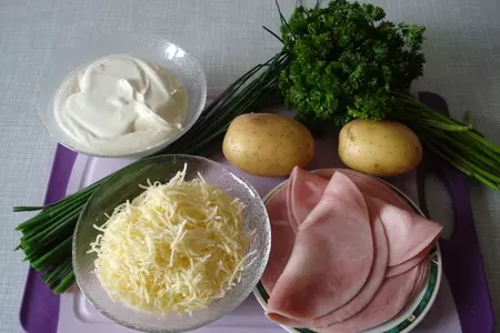 Фаршированный картофель "лодочки": шаг 1