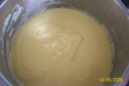 Персиковый торт с профитрольками: шаг 2