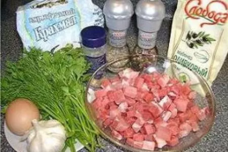 Оладушки мясные: шаг 1
