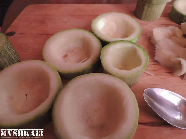 Кабачковые корзиночки с сыром, рисом и чорисо: шаг 1