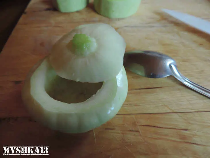 Кабачковые корзиночки с сыром, рисом и чорисо: шаг 6