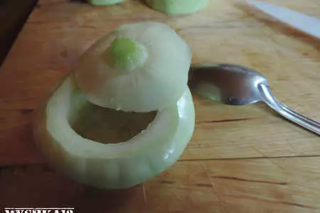 Кабачковые корзиночки с сыром, рисом и чорисо: шаг 6