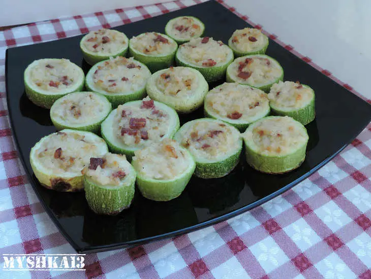 Кабачковые корзиночки с сыром, рисом и чорисо: шаг 8