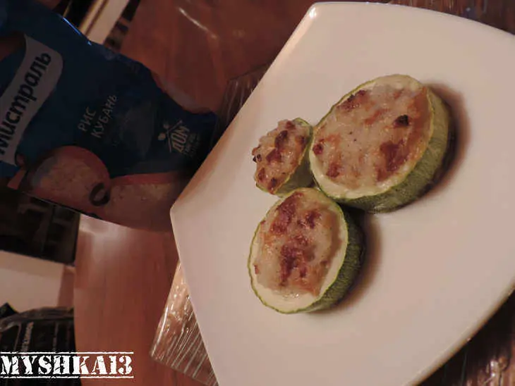 Кабачковые корзиночки с сыром, рисом и чорисо: шаг 9
