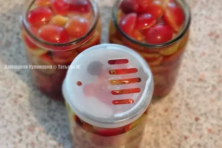 Сливы в сиропе: шаг 2