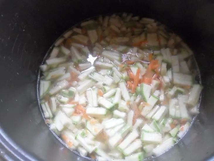 Джессина каша // рисовая каша с овощами и куриной печенью: шаг 4