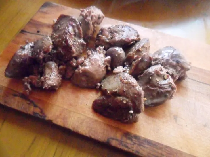 Джессина каша // рисовая каша с овощами и куриной печенью: шаг 6