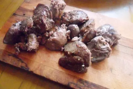 Джессина каша // рисовая каша с овощами и куриной печенью: шаг 6