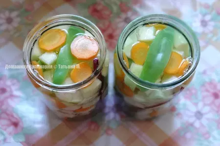 Зимняя закуска с кабачком: шаг 2