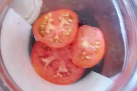 Закуска из помидоров и баклажанов "полосатая": шаг 6