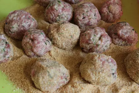 Мясные шарики с цукини и рисом кубань: шаг 5