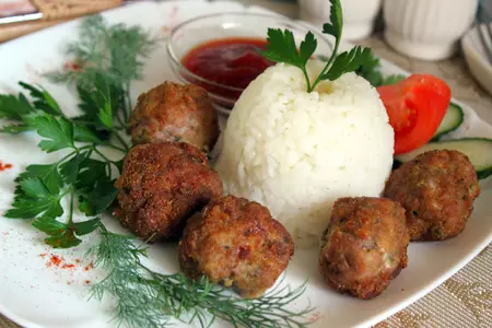 Мясные шарики с цукини и рисом кубань: шаг 9