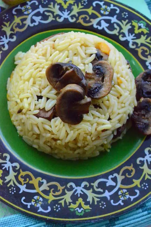 Плов с шампиньонами: шаг 6