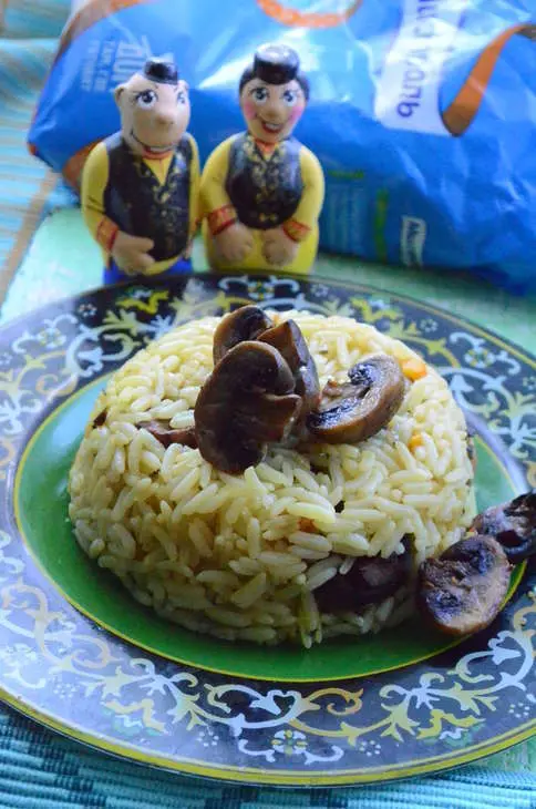 Плов с шампиньонами: шаг 7