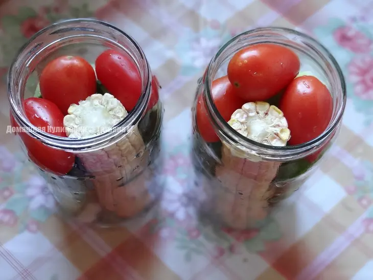 Маринованная закуска с кукурузой: шаг 1
