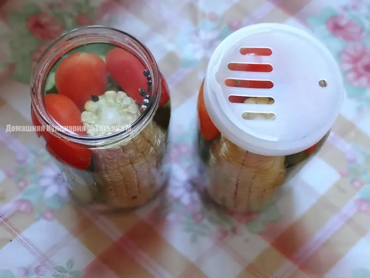 Маринованная закуска с кукурузой: шаг 2