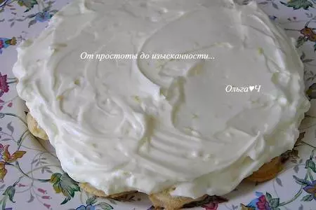 Вафельный торт с маскарпоне: шаг 2