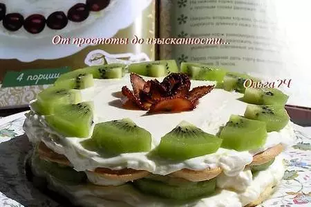Вафельный торт с маскарпоне: шаг 7