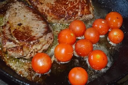 Говядина с помидорами черри и рисовым миксом: шаг 4