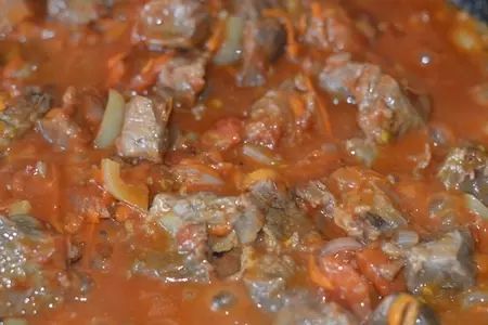 Говядина с фасолью и овощами: шаг 5