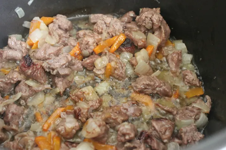 Пшенная каша с мясом: шаг 3