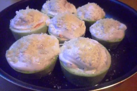 Кабачки с гречкой и фаршем: шаг 4