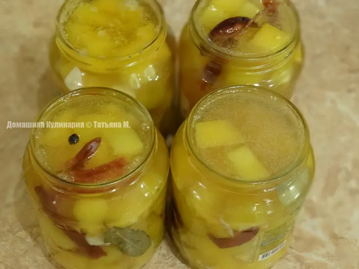 Тыква маринованная пряная: шаг 3
