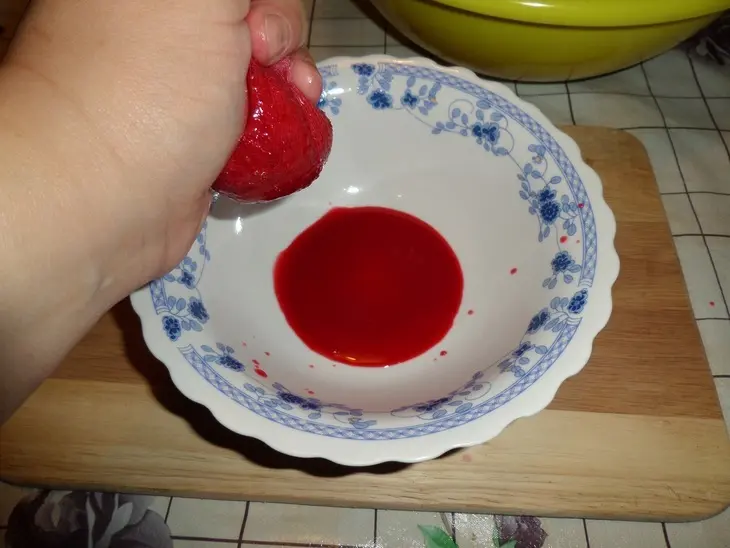 Малиновый мусс с манной крупой: шаг 4