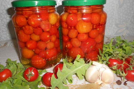 Маринованные томаты черри: шаг 4
