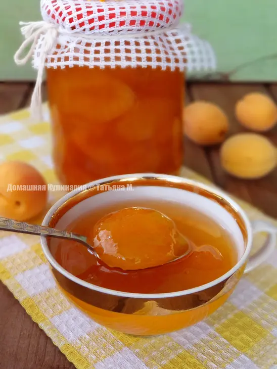 Варенье абрикосовое (половинками): шаг 3